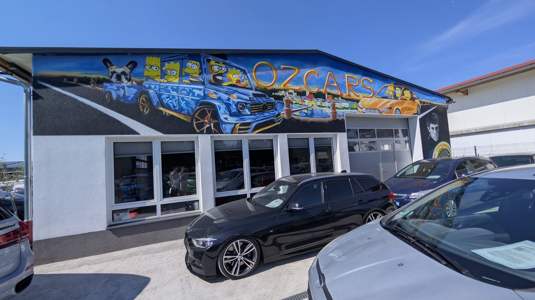 Seitenansicht des OZCARS-Wandbilds